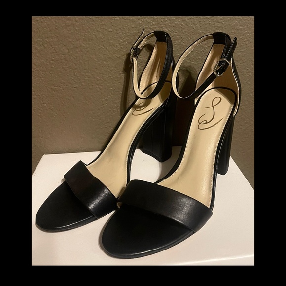 Sam Edelman Shoes - Sam Edelman block heels leather black size 8